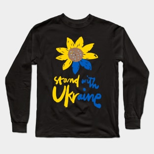 Stand With Ukraine Long Sleeve T-Shirt